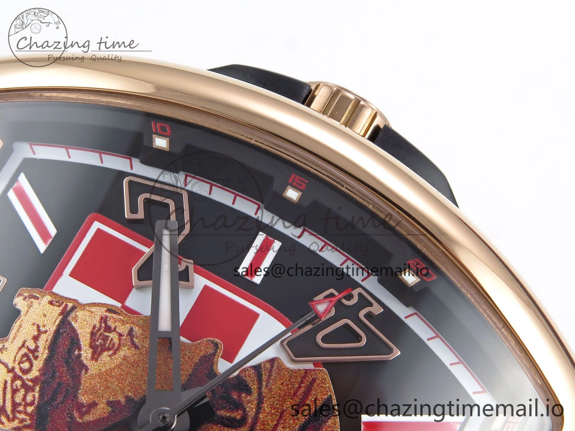 Vanguard Zvonimir RG ABF Best Edition Black Dial on Black Leather Strap A Compact 6486