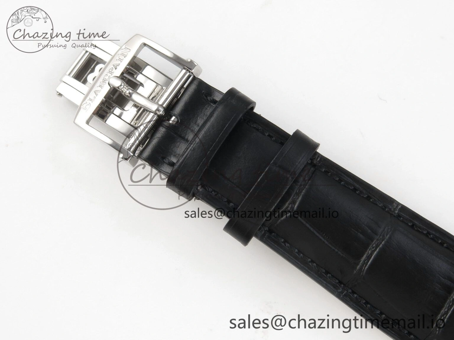 SmartChoice Villeret 6654 SS Complicated Function APSF 1:1 Best Edition White Dial on Black Leather Strap A 5257