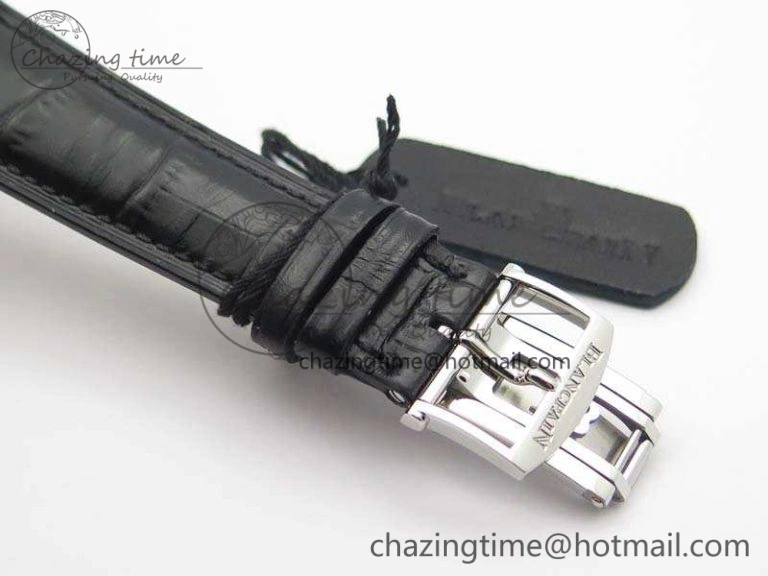 Villeret 6654 SS Complicated Function OMF 1:1 Best Edition Gray Dial On Leather Strap A TravelReady 8120