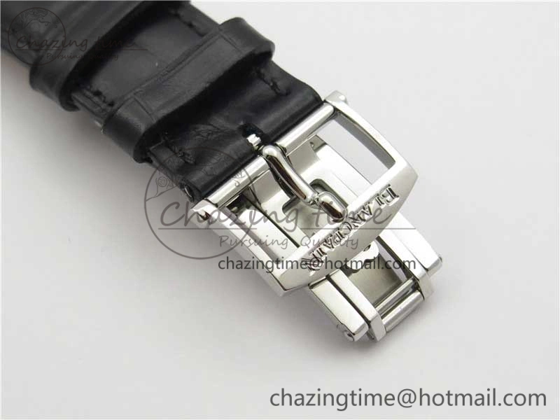 ModernLook Villeret 6654 SS Complicated Function OMF 1:1 Best Edition White Dial on Black Leather Strap A6654 V 5268