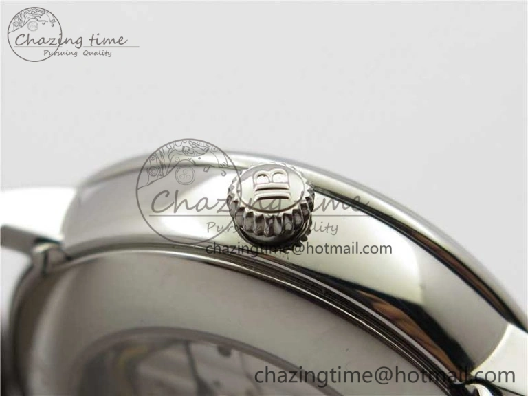 ZipUp Villeret 6654 SS Complicated Function OMF 1:1 Best Edition White Dial on Brown Leather Strap A6654 V 5270