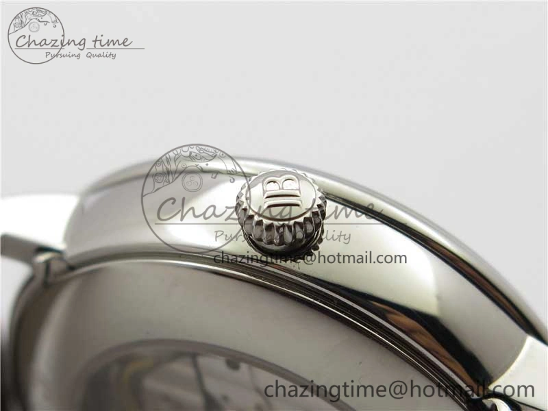 ZipUp Villeret 6654 SS Complicated Function OMF 1:1 Best Edition White Dial on Brown Leather Strap A6654 V 5270