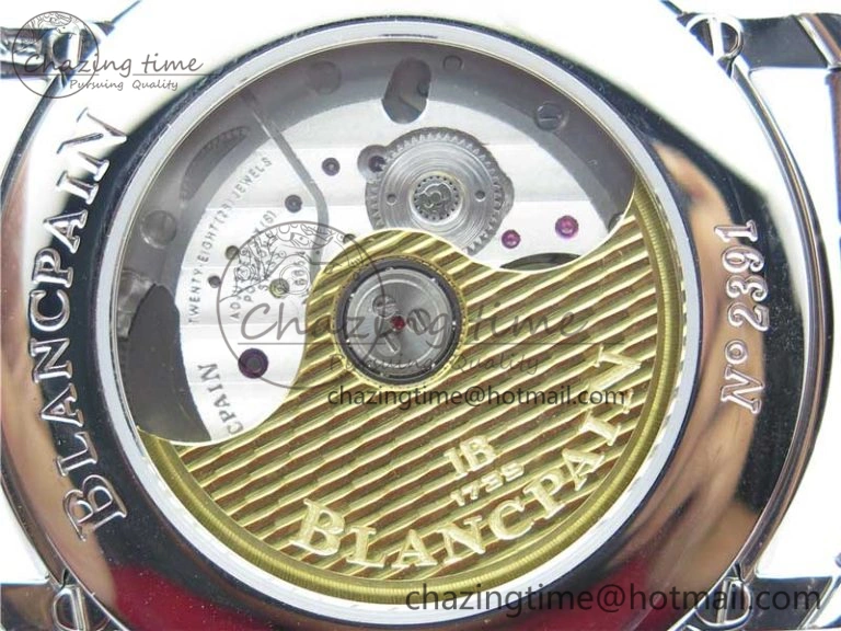 ZipUp Villeret 6654 SS Complicated Function OMF 1:1 Best Edition White Dial on Brown Leather Strap A6654 V 5270