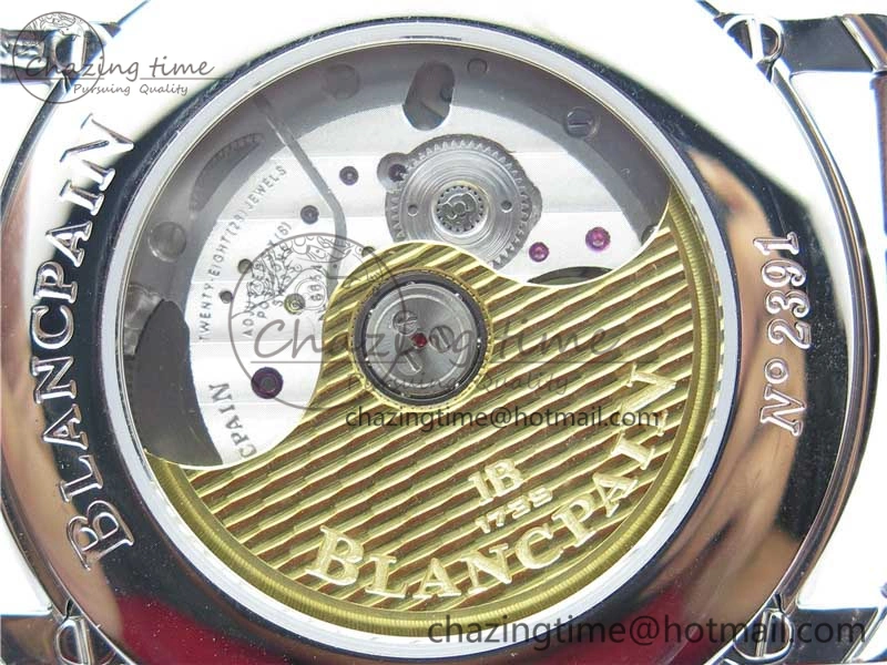ZipUp Villeret 6654 SS Complicated Function OMF 1:1 Best Edition White Dial on Brown Leather Strap A6654 V 5270