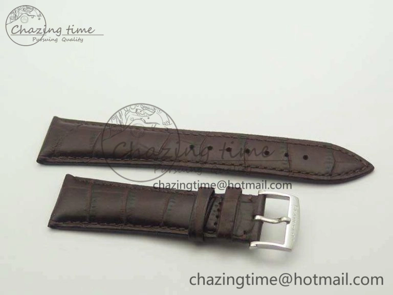Durable Villeret 6669 SS HG 1:1 Best Edition White Dial On Leather Strap V 5294