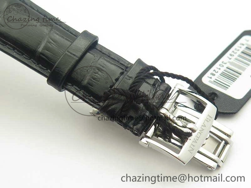 Durable Villeret 6669 SS HG 1:1 Best Edition White Dial On Leather Strap V 5294