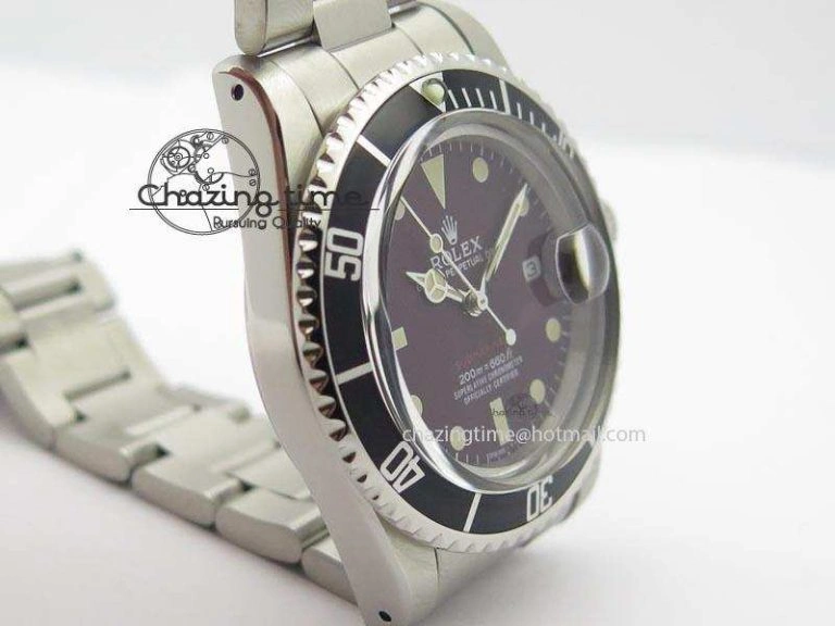 Vintage 1680 Best Edition Red Submariner 200m=660ft A2836 (Superlumed dial and hands) Youthful 3918