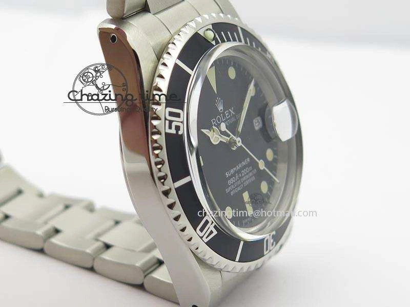 Sporty Vintage 1680 Best Edition White Submariner 660ft 200m A2836 (Superlumed Dial And Hands) 3919