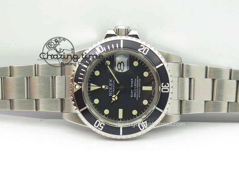 Sporty Vintage 1680 Best Edition White Submariner 660ft 200m A2836 (Superlumed Dial And Hands) 3919