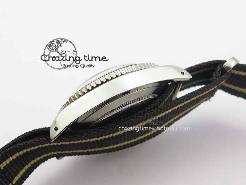 Vintage 1680 Submariner No Date SS Black Dial On Nylon Strap A OnTrend 3854