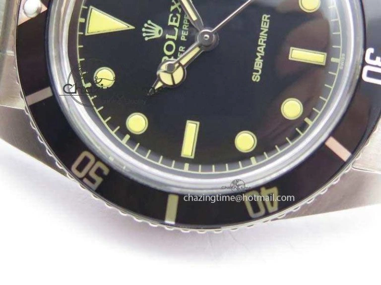 Vintage 1680 Submariner No Date SS Black Dial On SS Bracelet A FashionForward 3853