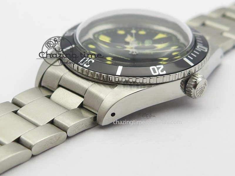 Vintage 1680 Submariner No Date SS Black Dial On SS Bracelet A FashionForward 3853