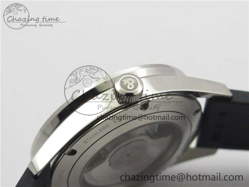 Vintage BR123 SS Blue Dial Blue Bezel on Black Rubber Strap MIYOTA HighQuality 5172