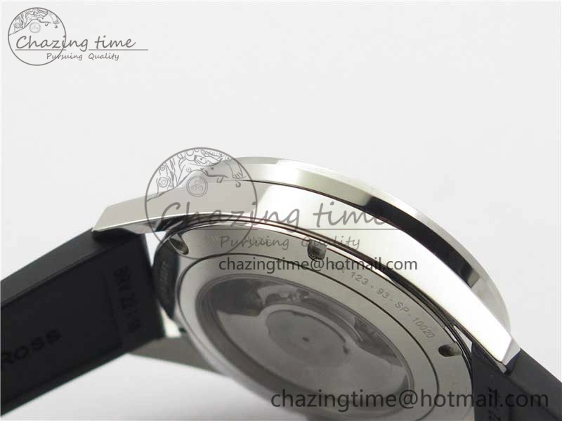 Vintage BR123 SS Blue Dial Blue Bezel on Black Rubber Strap MIYOTA HighQuality 5172
