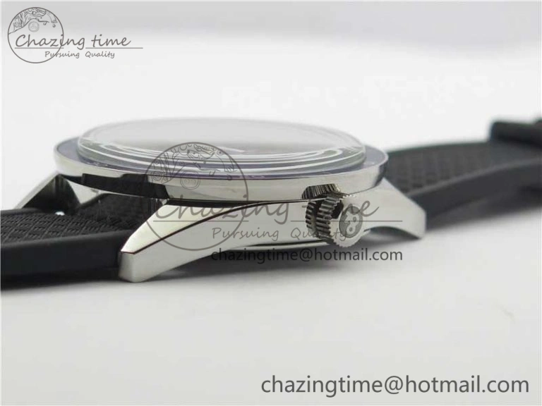Vintage BR123 SS Blue Dial Blue Bezel on Black Rubber Strap MIYOTA HighQuality 5172