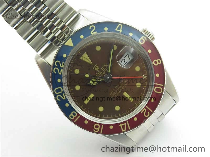 Vintage GMT Master 6542 Tropical Black Dial on Jubilee Bracelet A UrbanStyle 2519