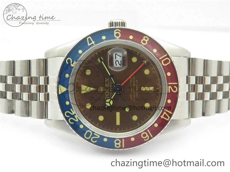 Vintage GMT Master 6542 Tropical Black Dial on Jubilee Bracelet A UrbanStyle 2519