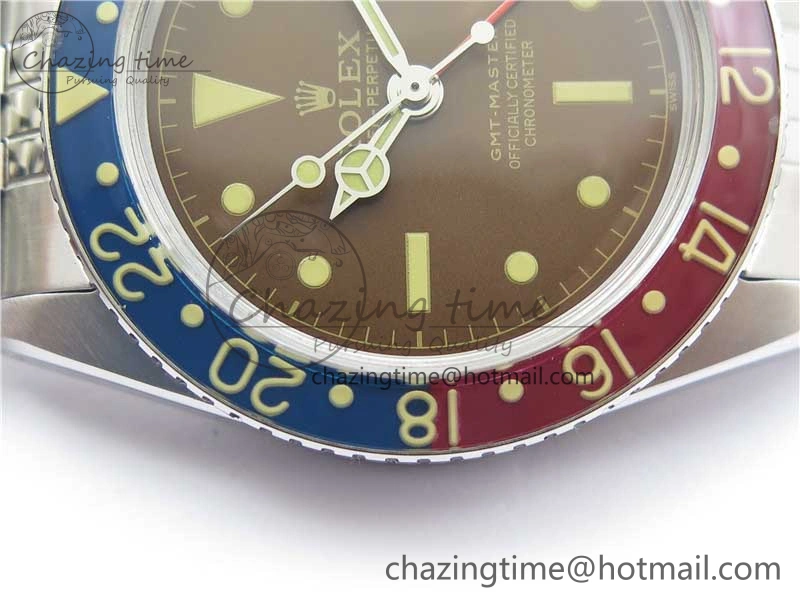 Vintage GMT Master 6542 Tropical Black Dial on Jubilee Bracelet A UrbanStyle 2519