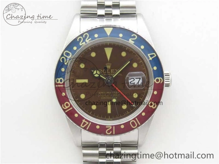 Vintage GMT Master 6542 Tropical Black Dial on Jubilee Bracelet A UrbanStyle 2519
