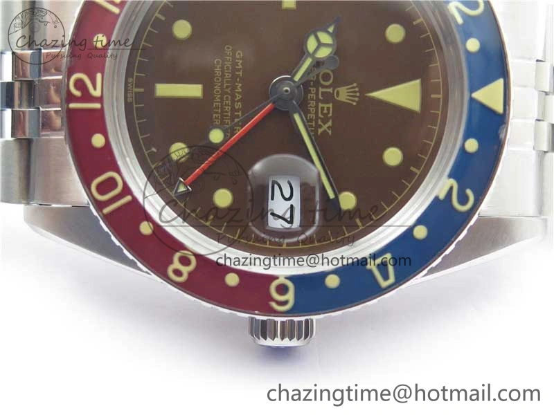 Vintage GMT Master 6542 Tropical Black Dial on Jubilee Bracelet A UrbanStyle 2519
