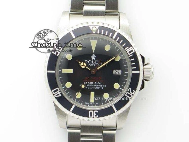 Vintage Sea Dweller 1665 Best Edition Double Red A2836 (Superlumed dial and hands) Reliable 3917