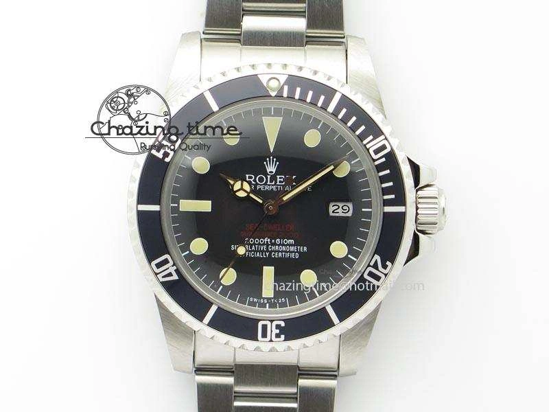 Vintage Sea Dweller 1665 Best Edition Double Red A2836 (Superlumed dial and hands) Reliable 3917