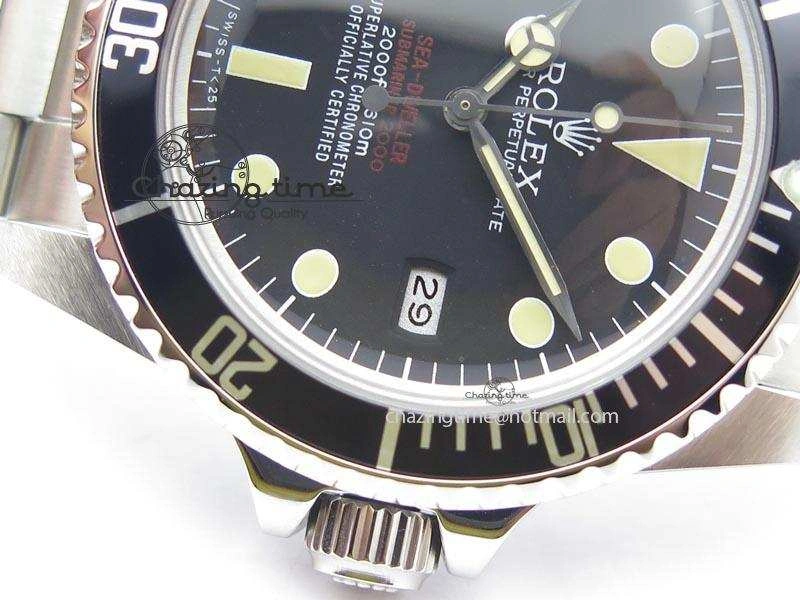 Vintage Sea Dweller 1665 Best Edition Double Red A2836 (Superlumed dial and hands) Reliable 3917