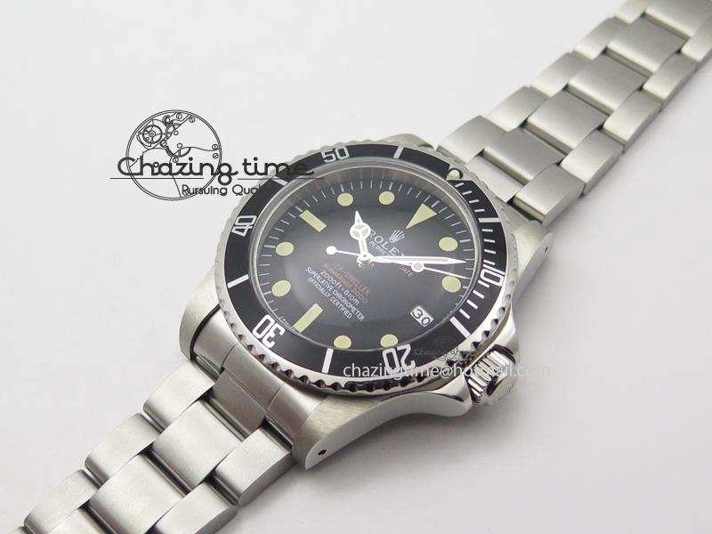 Vintage Sea Dweller 1665 JKF Best Edition Double Red On Bracelet A Unisex 3980