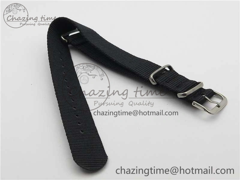 Vintage Seamaster 300 No Date SS B12 Black Dial On Brown Leather Strap A2836 (Free Nylon Strap) Soft 7912
