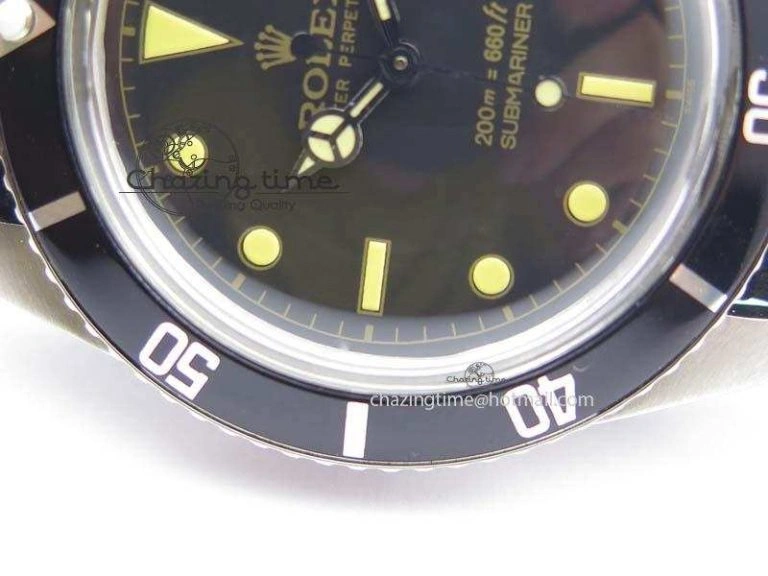 Vintage Submariner No Date SS Black Dial 200m 660ft On Nylon Strap A GoAnywhere 3861