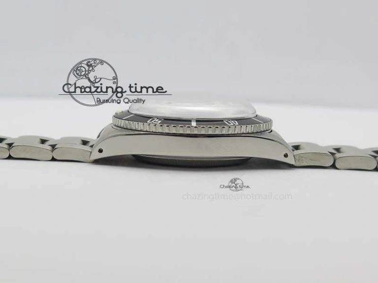 Stretchable Vintage Submariner No Date SS Black Dial 200m 660ft On SS Bracelet A 3852