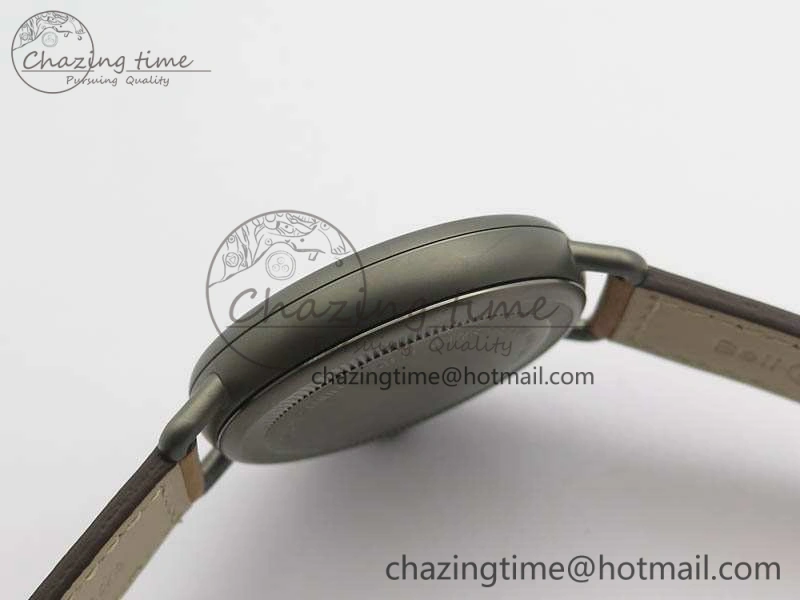 Seasonal WW1-92 Heritage 1:1 Best Edition Black Dial On Brown Leather Strap MIYOTA 5220