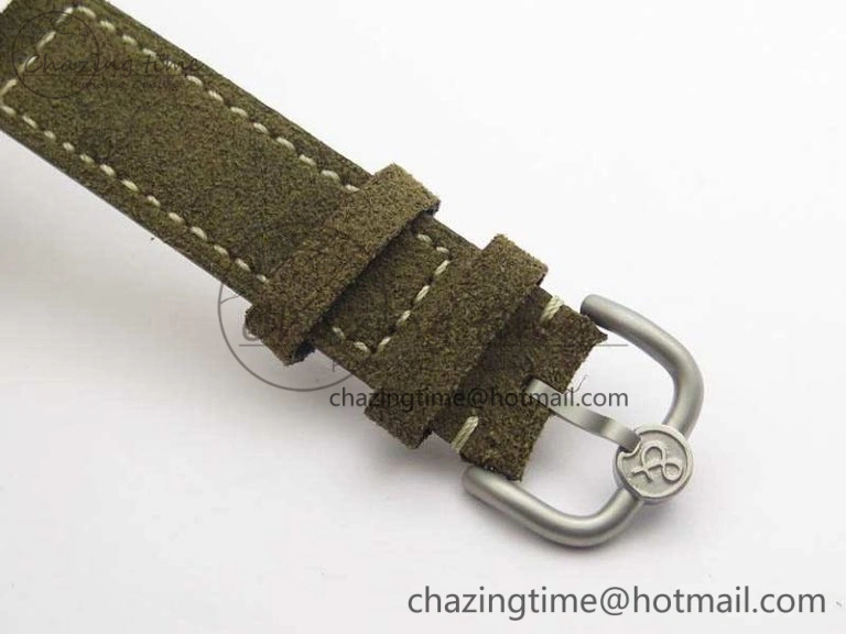 WW1-92 Military 1:1 Best Edition Black Dial On Brown Leather Strap MIYOTA Stretchable 5214
