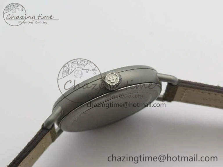 WW1-92 Military 1:1 Best Edition Black Dial On Brown Leather Strap MIYOTA Stretchable 5214
