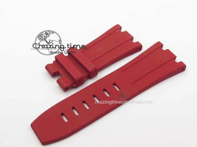 XS Red Strap For Royal Oak Offshore Diver TimelessDesign 4151