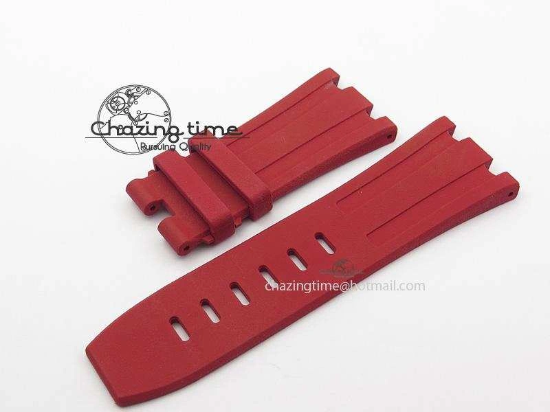 XS Red Strap For Royal Oak Offshore Diver TimelessDesign 4151