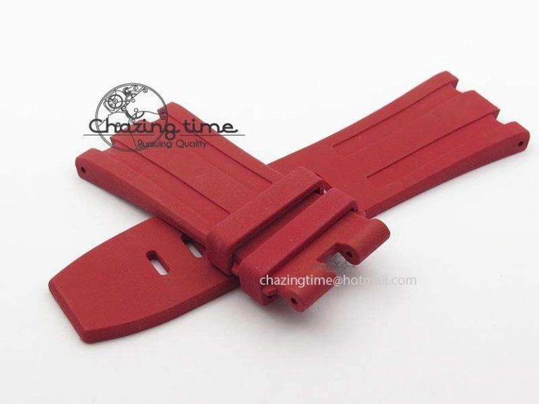 XS Red Strap For Royal Oak Offshore Diver TimelessDesign 4151