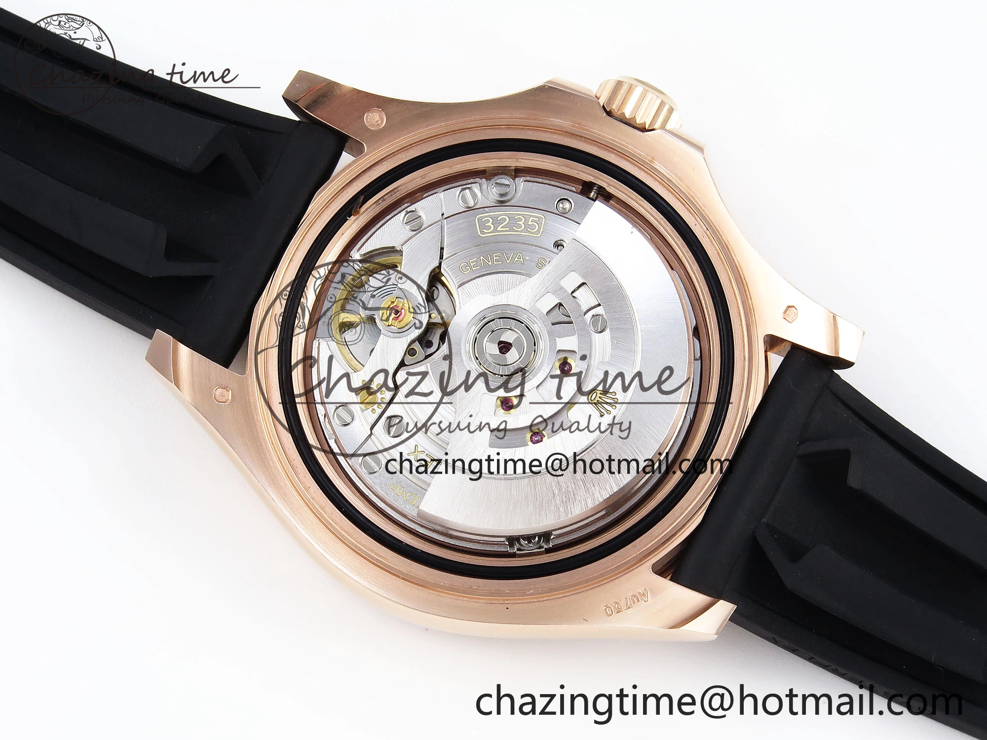 Lightweight YACHT-MASTER 126655 GAIN WEIGHT RG TUNGSTEN GOLD ARF 1:1 BEST EDITION BLACK CERAMIC BEZEL ON OYSTERFLEX RUBBER STRAP VS 1836