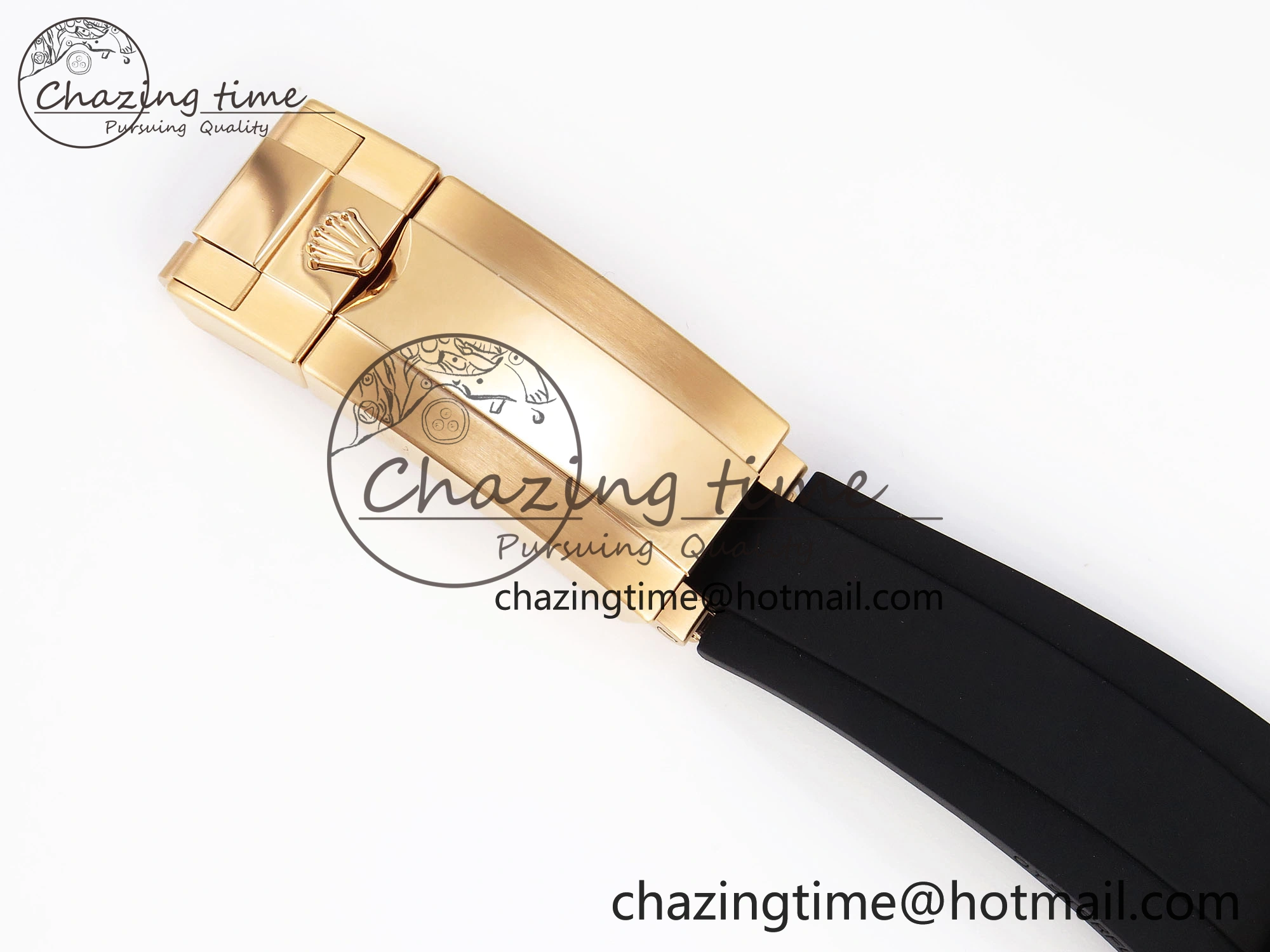 Lightweight YACHT-MASTER 126655 GAIN WEIGHT RG TUNGSTEN GOLD ARF 1:1 BEST EDITION BLACK CERAMIC BEZEL ON OYSTERFLEX RUBBER STRAP VS 1836