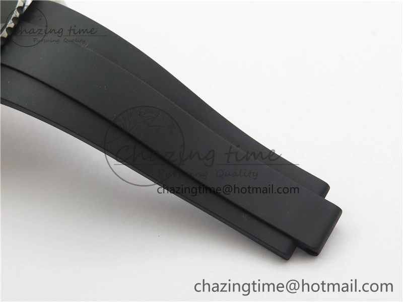 YACHT-MASTER 42MM 226659 3EF 1:1 BEST EDITION 3D BLACK CERAMIC BEZEL ON RUBBER STRAP VS SmartChoice 2501