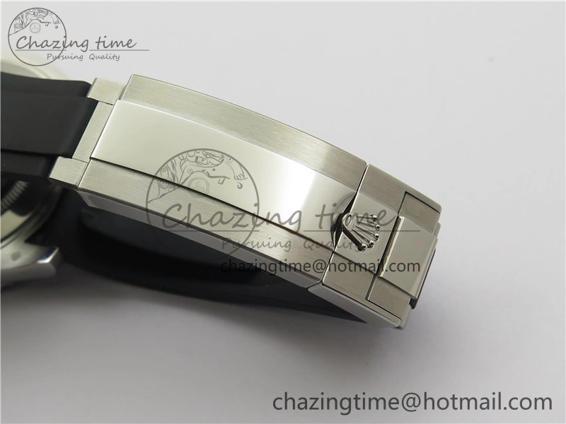 YACHT-MASTER 42MM 226659 3EF 1:1 BEST EDITION 3D BLACK CERAMIC BEZEL ON RUBBER STRAP VS SmartChoice 2501
