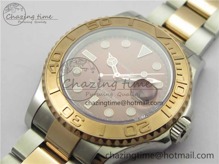 Yacht-Master 116621  BP Maker Best Edition Brown Dial on SS RG Bracelet SA EasyCare 2995