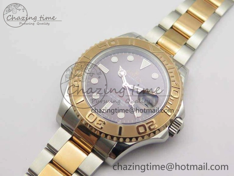 Stretchable Yacht-Master 116621 ARF 1:1 Best Edition Brown Dial On SS RG Bracelet A 3547