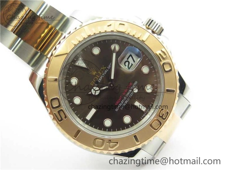 Yacht-Master 116621 ARF 1:1 Best Edition Brown Dial on SS RG Bracelet SH3135 V Classic 3062