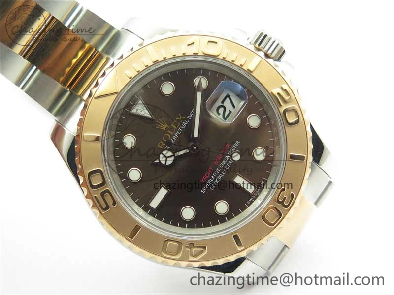 Yacht-Master 116621 ARF 1:1 Best Edition Brown Dial on SS RG Bracelet SH3135 V Classic 3062