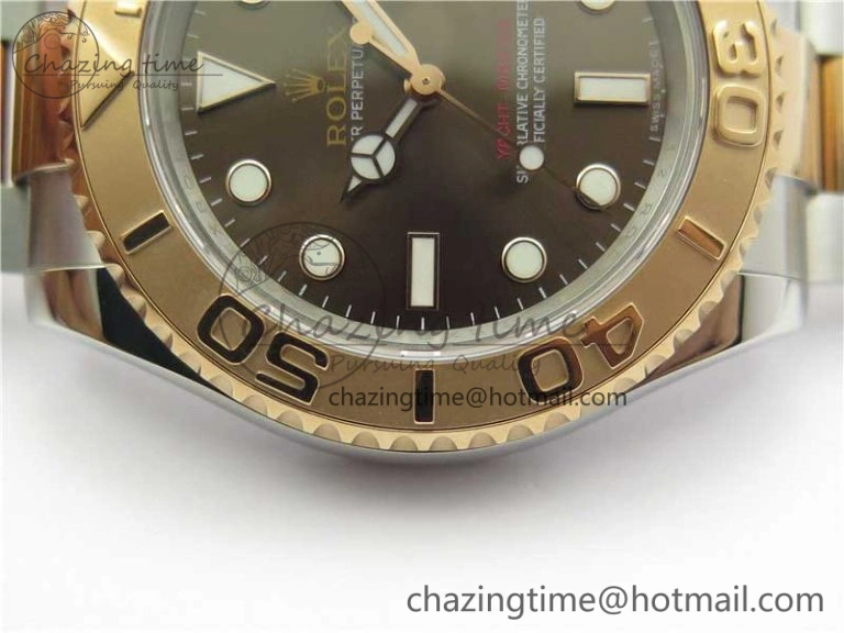 Yacht-Master 116621 ARF 1:1 Best Edition Brown Dial on SS RG Bracelet SH3135 V Classic 3062