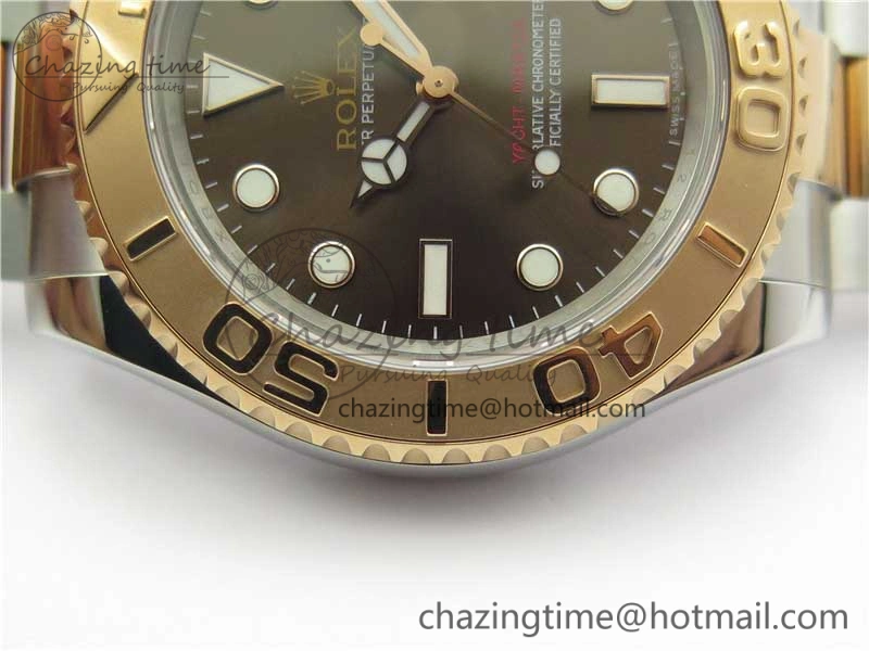 Yacht-Master 116621 ARF 1:1 Best Edition Brown Dial on SS RG Bracelet SH3135 V Classic 3062