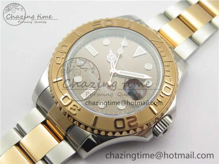 Yacht-Master 116621 ARF 1:1 Best Edition Brown Dial on SS RG Bracelet SH3135 V Classic 3062