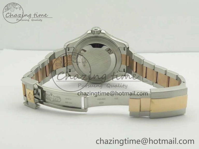 Yacht-Master 116621 SS RG VRF 1:1 Best Edition Black Dial on SS Bracelet A SportInspired 3398