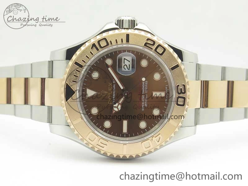ComfortFit Yacht-Master 116621 SS RG VRF 1:1 Best Edition Brown Dial on SS Bracelet A 3396